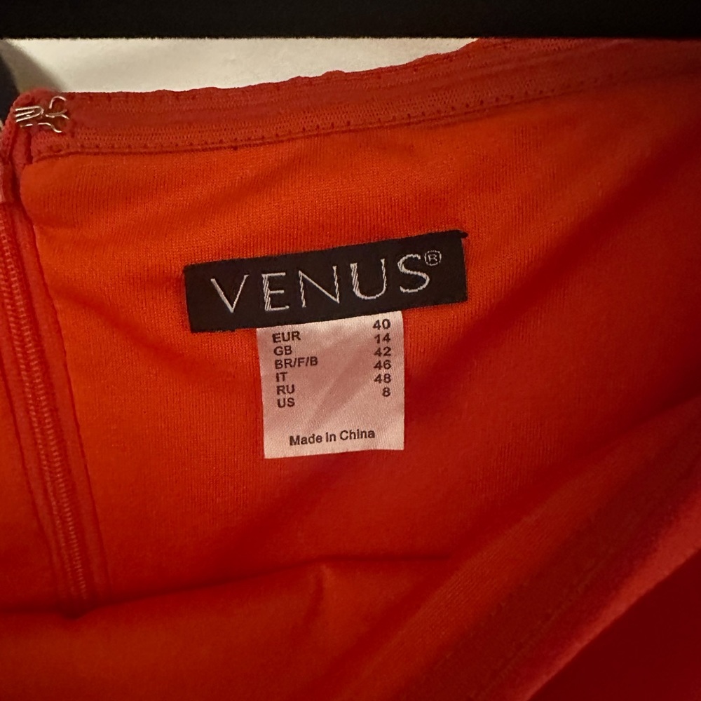 Venus red midi dress size 8 - Picture 4 of 4